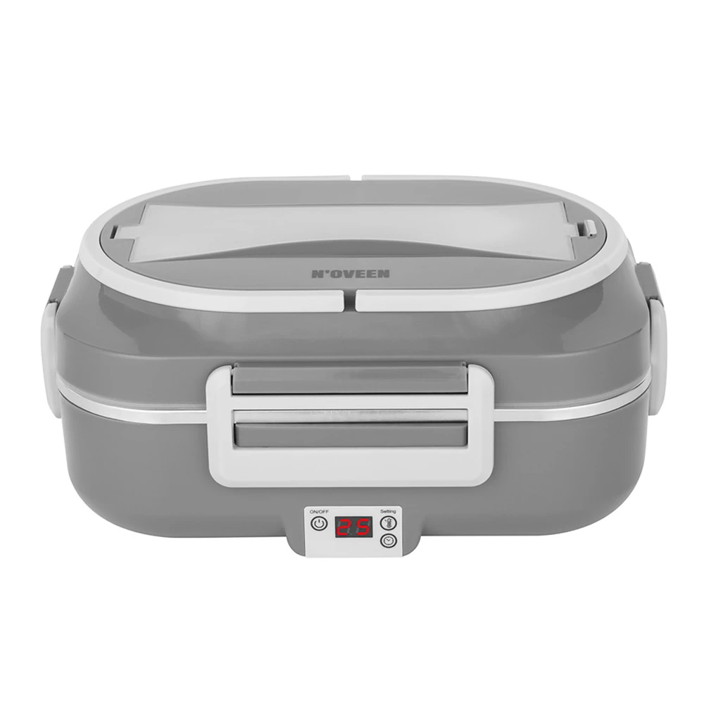 Noveen lunch box lb640  12/24/220-240 volt,24x18,5x11 cm,inox interior,power 60 w dark grey 2