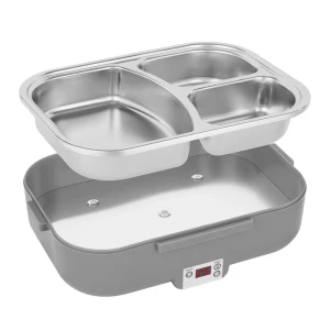 Noveen lunch box lb640  12/24/220-240 volt,24x18,5x11 cm,inox interior,power 60 w dark grey Thumbnail 4