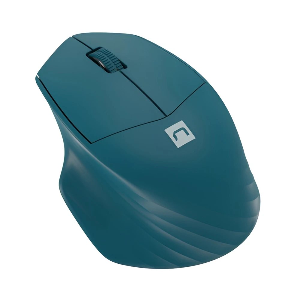 Natec mouse siskin 2 silent wireless 1600dpi bluetooth 5.0 + 2.4ghz blue 2