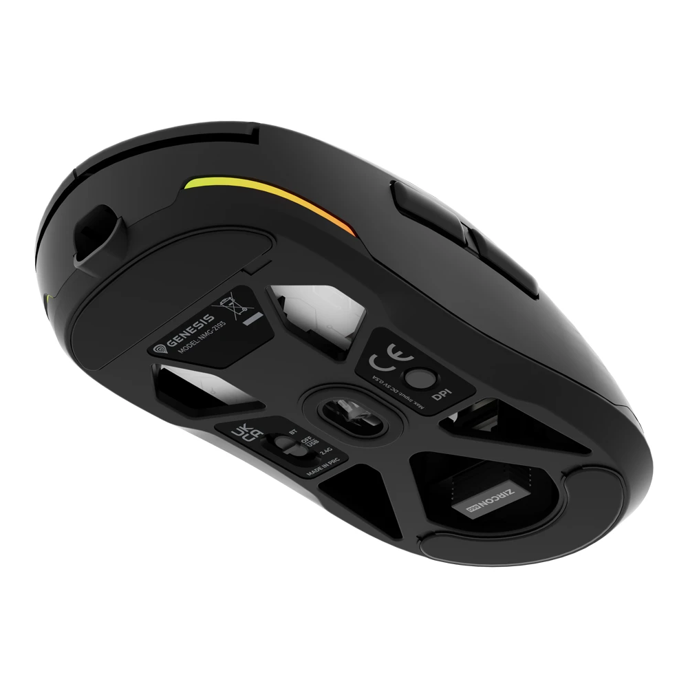 Игровая мышь genesis zircon 660 pro wireless 26000dpi черная 4