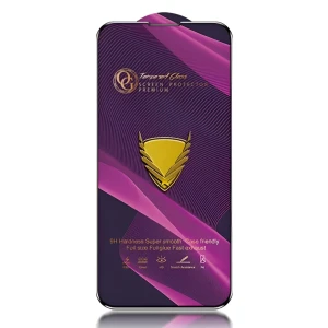 Ga закаленное стекло для iphone 15 pro, черное (10 шт)