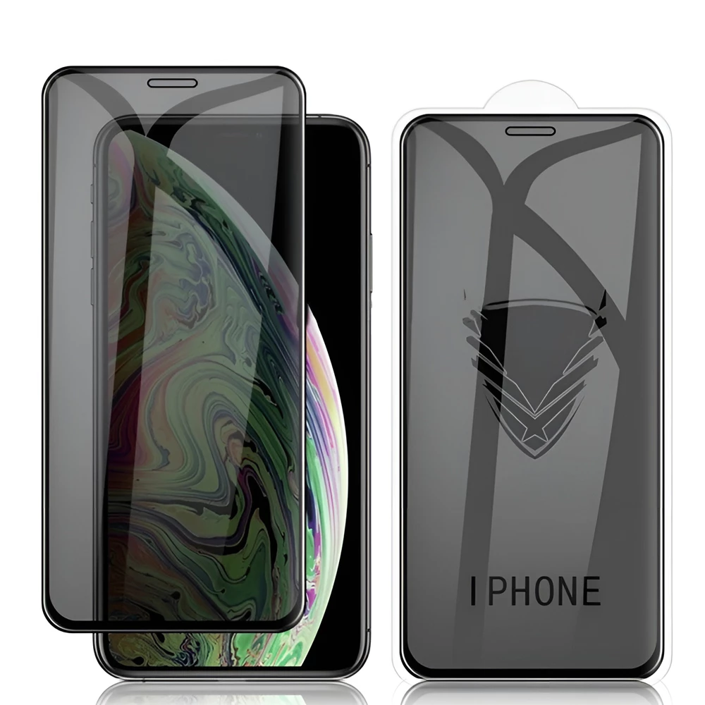 Ga защитное стекло privacy для iphone 15 pro, черное (10 шт.) 2
