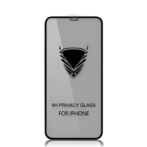 Ga tempered glass privacy for iphone 15 pro, black (10pcs)
