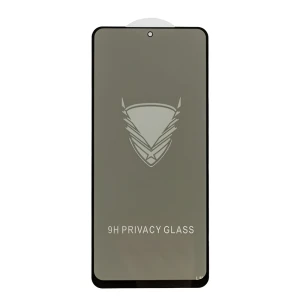 Защитное стекло ga tempered glass privacy для xiaomi redmi note 14, черное (10 шт.)