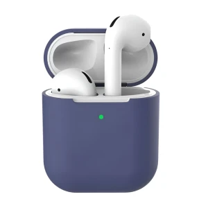 Силиконовый чехол helmet для airpods 2, темно-синий