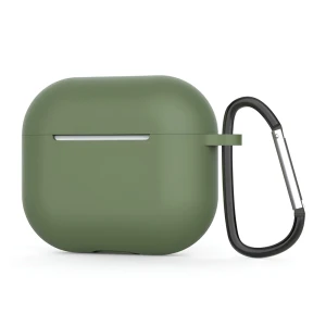 Силиконовый чехол helmet для airpods 3, pine green