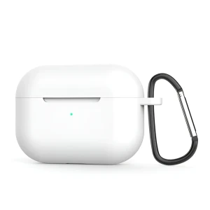 Силиконовый чехол helmet для airpods pro, белый
