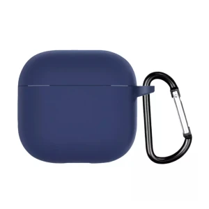 Силиконовый чехол helmet для airpods 4, темно-синий