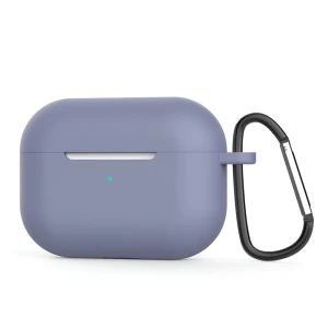 Силиконовый чехол helmet для airpods pro, лаванда серый