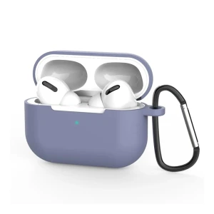 Силиконовый чехол helmet для airpods pro 2, lavander gray