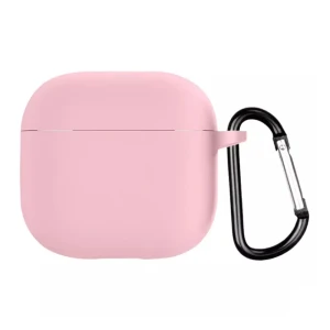 Силиконовый чехол helmet для airpods 4, песочно-розовый