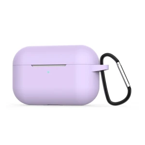 Силиконовый чехол helmet для airpods pro 2, лиловый