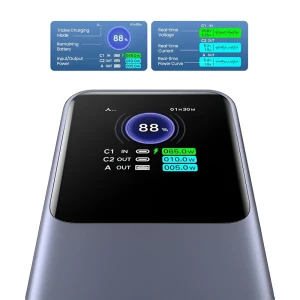 Ugreen power bank nexode, flight approved 20000mah ,130w, grey Thumbnail 3