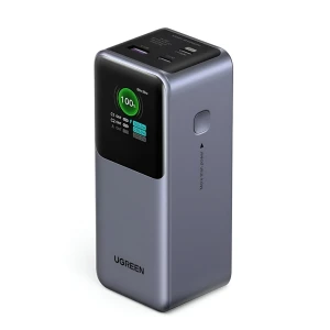 Ugreen power bank nexode, flight approved 20000mah ,130w, grey Thumbnail 2