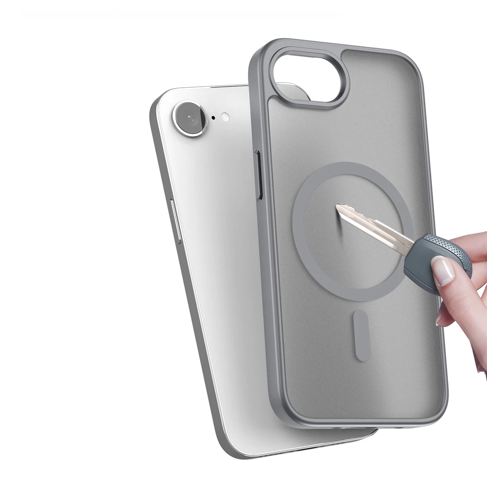 Dux ducis чехол для iphone 16e yind mag, серый 2