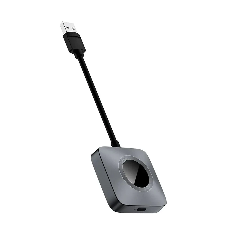 Yesido wireless carplay & android auto adapter black – adaptor auto wireless pentru conectare rapidă smartphone, plug & play, compatibil iphone și android 2
