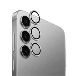 Uniq optix защитное стекло для камеры aluguard для samsung s25, серебристое