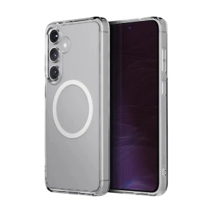 Uniq case tpu для samsung galaxy s25 plus lifepro xtreme crystal magclick, прозрачный