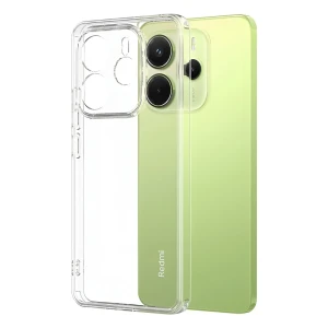 Woo case tpu soft для xiaomi redmi note 14 pro 4g, прозрачный