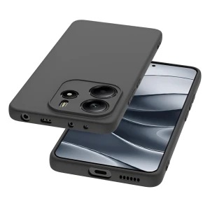 Woo case liquid silicone xiaomi redmi note 14 pro 4g, black Thumbnail 3
