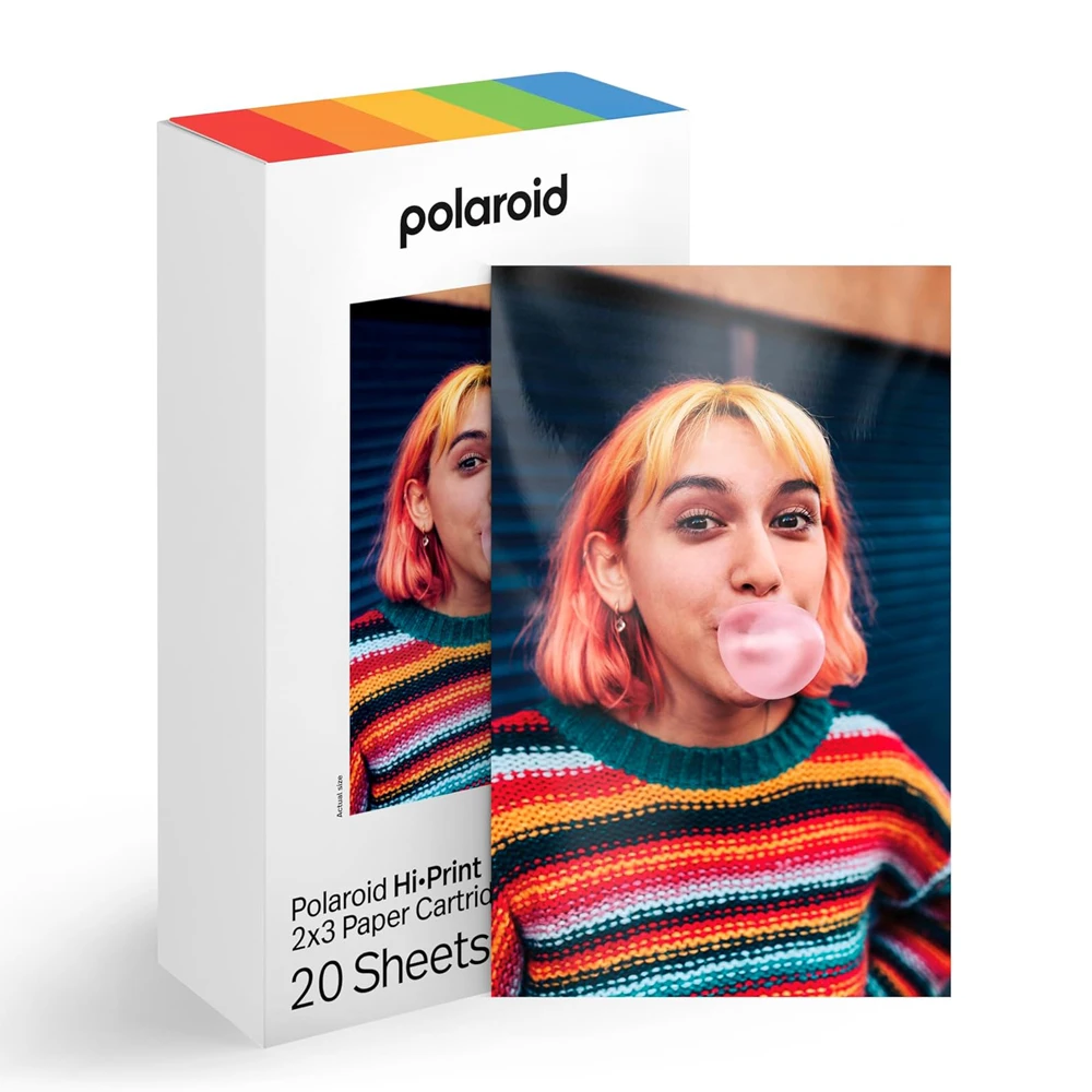 Фотобумага для принтера polaroid 2x3 дюйма, 20 листов 2