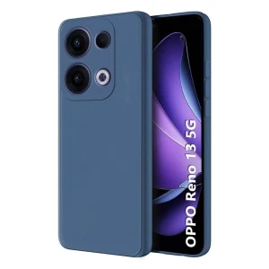 Woo case silicone neo soft для oppo reno 13 5g, синий