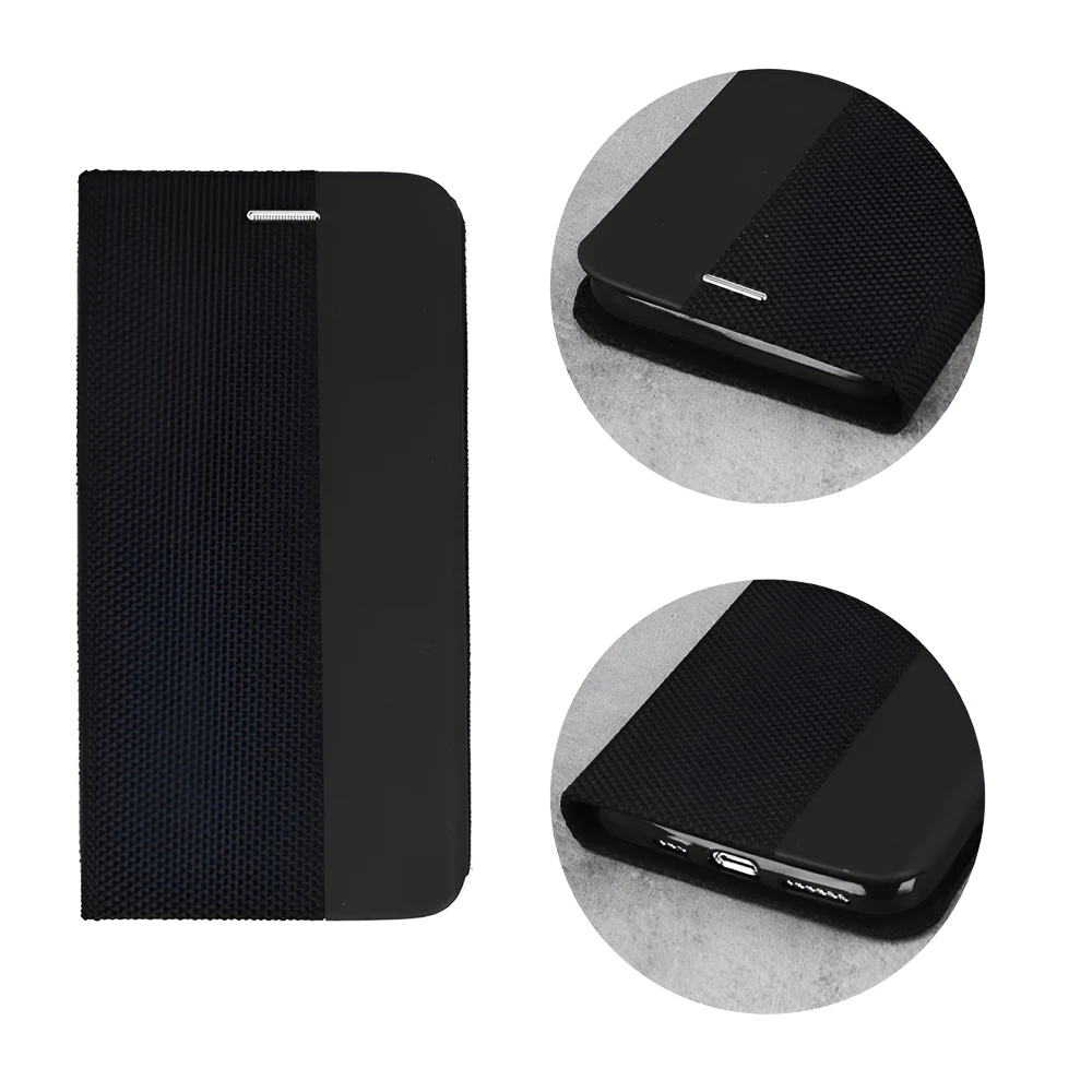 Woo case shell flip nylon oppo reno 13 5g, black 2