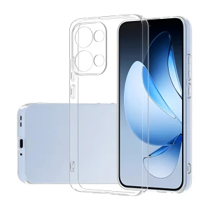 Чехол woo soft tpu для oppo reno 13 5g, прозрачный