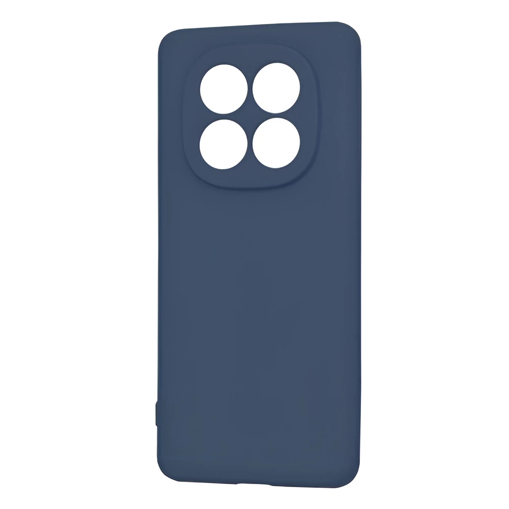 Woo case liquid silicone для xiaomi redmi note 14 pro plus 5g, синий 3
