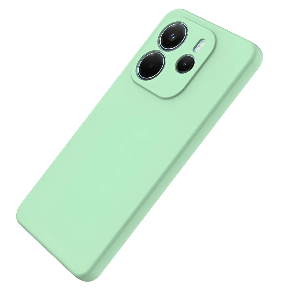 Woo case liquid silicone xiaomi redmi note 14 5g, green 2