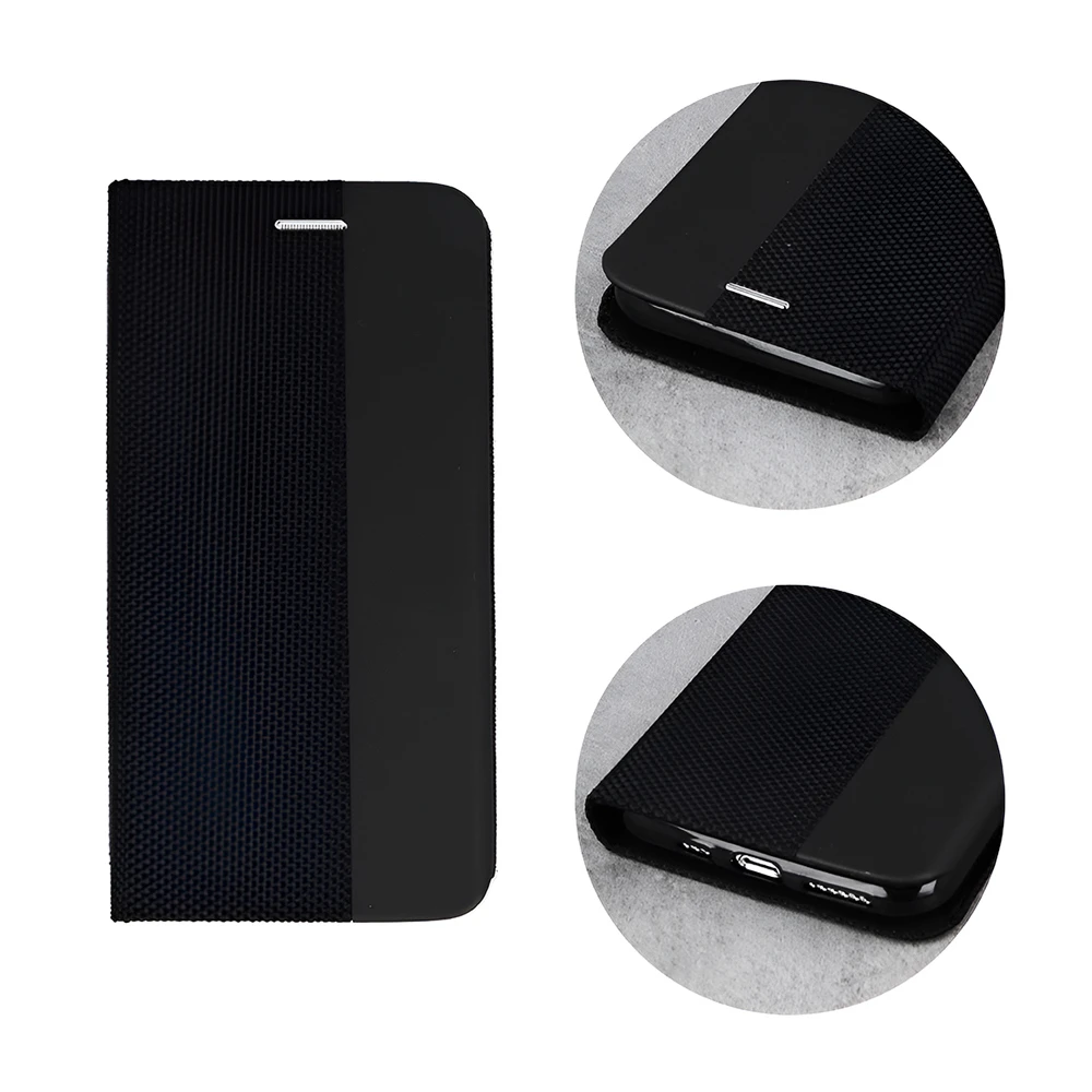 Чехол woo case shell flip nylon для samsung a56 5g, черный 2