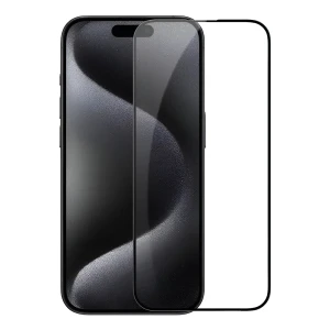 Защитное стекло nillkin tempered glass cp+pro для iphone 15 pro, черное