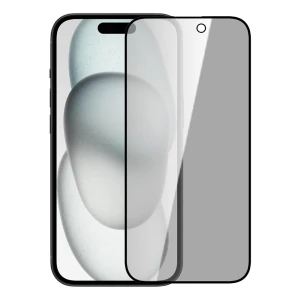 Nillkin tempered glass guardian for iphone 15, black
