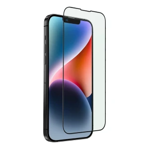 Защитное стекло uniq glass optix vivid clear для iphone 16e(2025)/iphone 14, черное