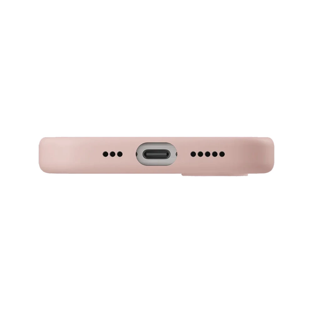 Uniq case для iphone 16e (2025) hybrid magclik charging lino, розовый 3
