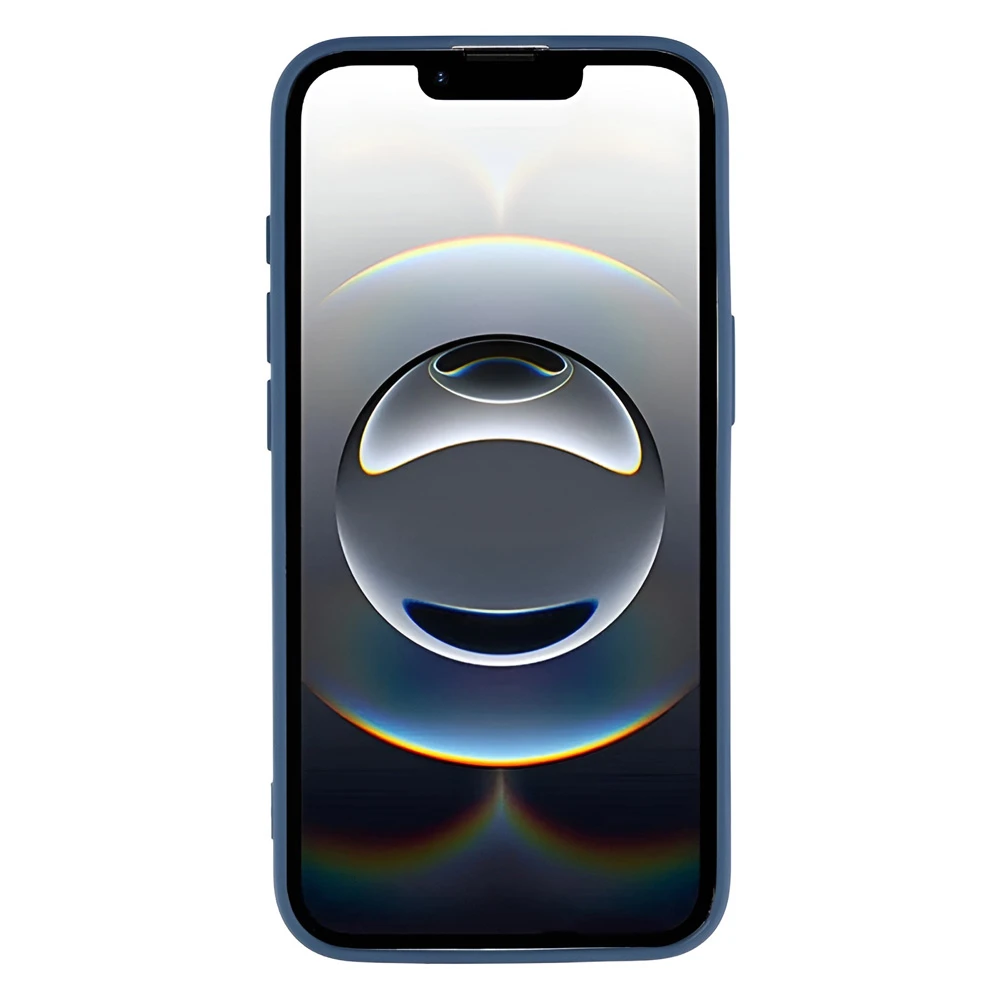 Woo case liquid silicone iphone 16e, blue 3
