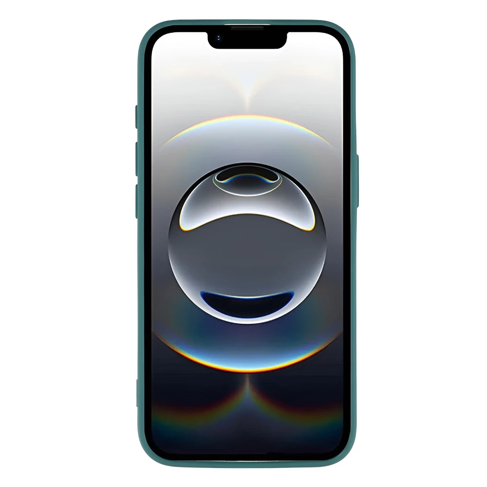 Woo case liquid silicone для iphone 16e, зеленый 3