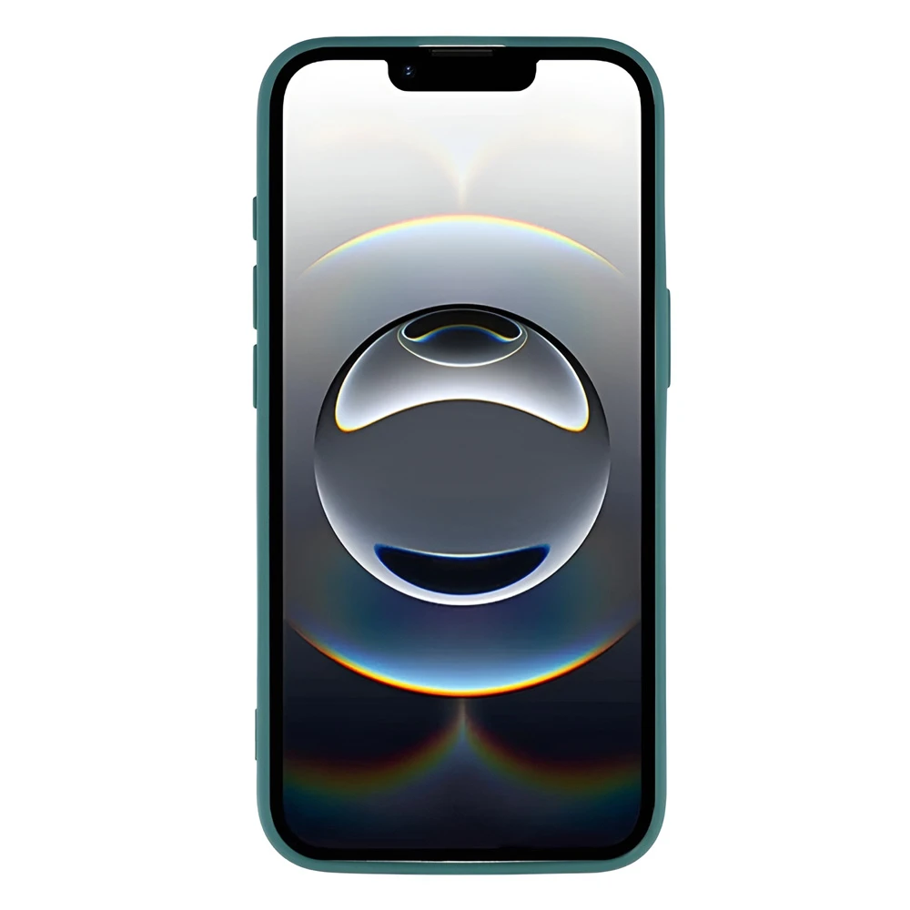 Woo case liquid silicone iphone 16e, green 3