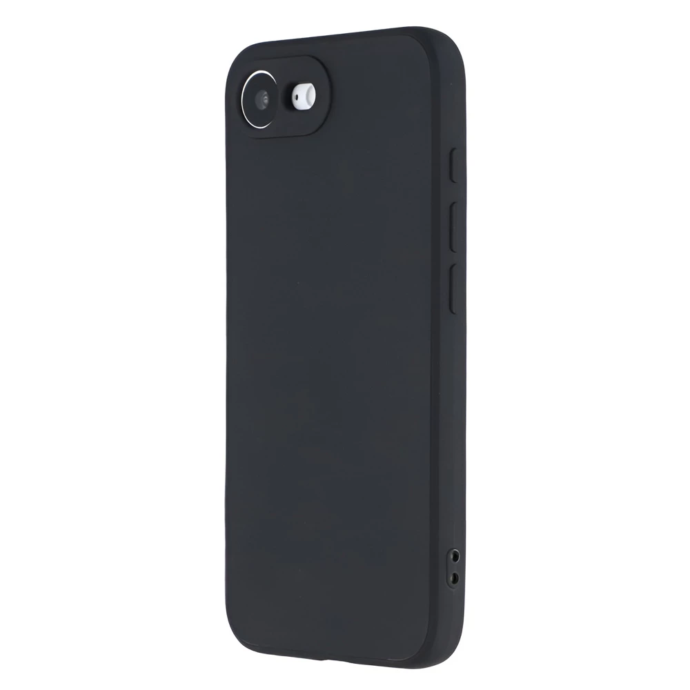 Woo case liquid silicone для iphone 16e, черный 2