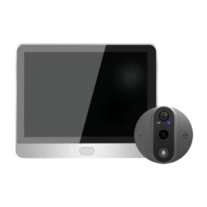 Smart doorbell with display and video peep ed-300pa, tuya app