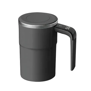Smart mug self mixing with temperature display 380ml, black Thumbnail 2