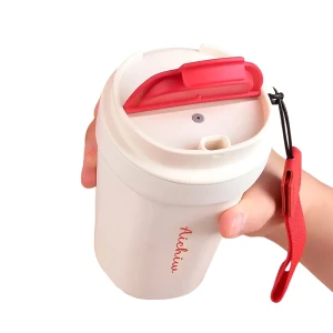 Aichiw thermos mug ai-d133 330 ml, white Thumbnail 3