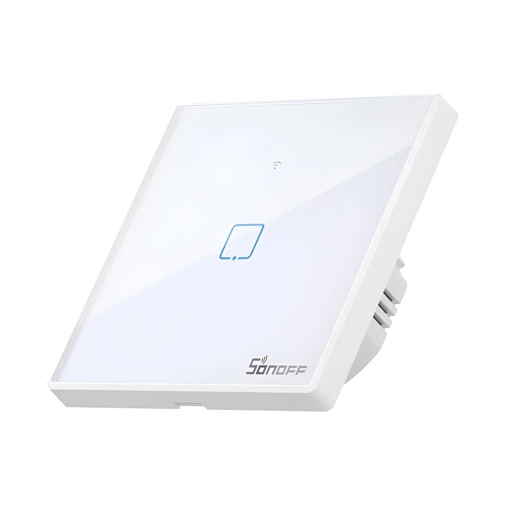 Sonoff wi-fi smart touch wall switch tx series 1-gang (neutral wire), white 3