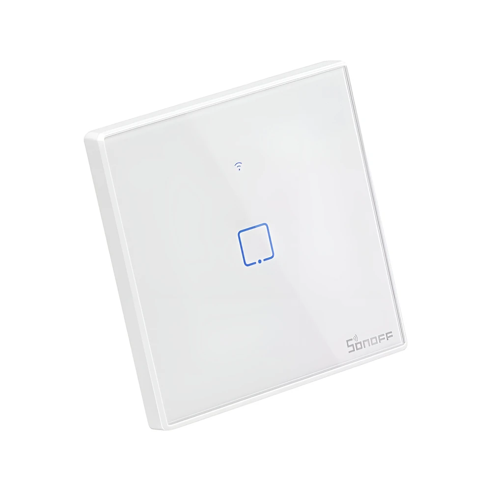 Sonoff wi-fi smart touch wall switch tx series 1-gang (neutral wire), white 2