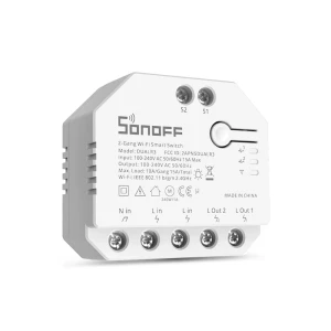 Sonoff wi-fi 2-gang smart switch dualr3 lite Thumbnail 2