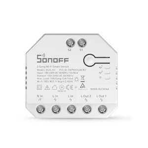Sonoff wi-fi 2-gang smart switch dualr3 lite
