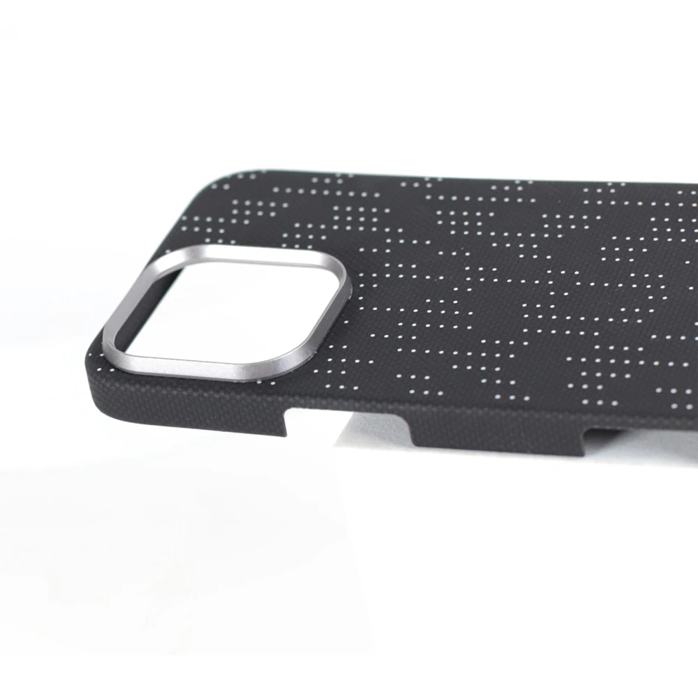 Vanta case carbon silkscreen fleck magsafe for iphone 16 plus, galaxy white 4