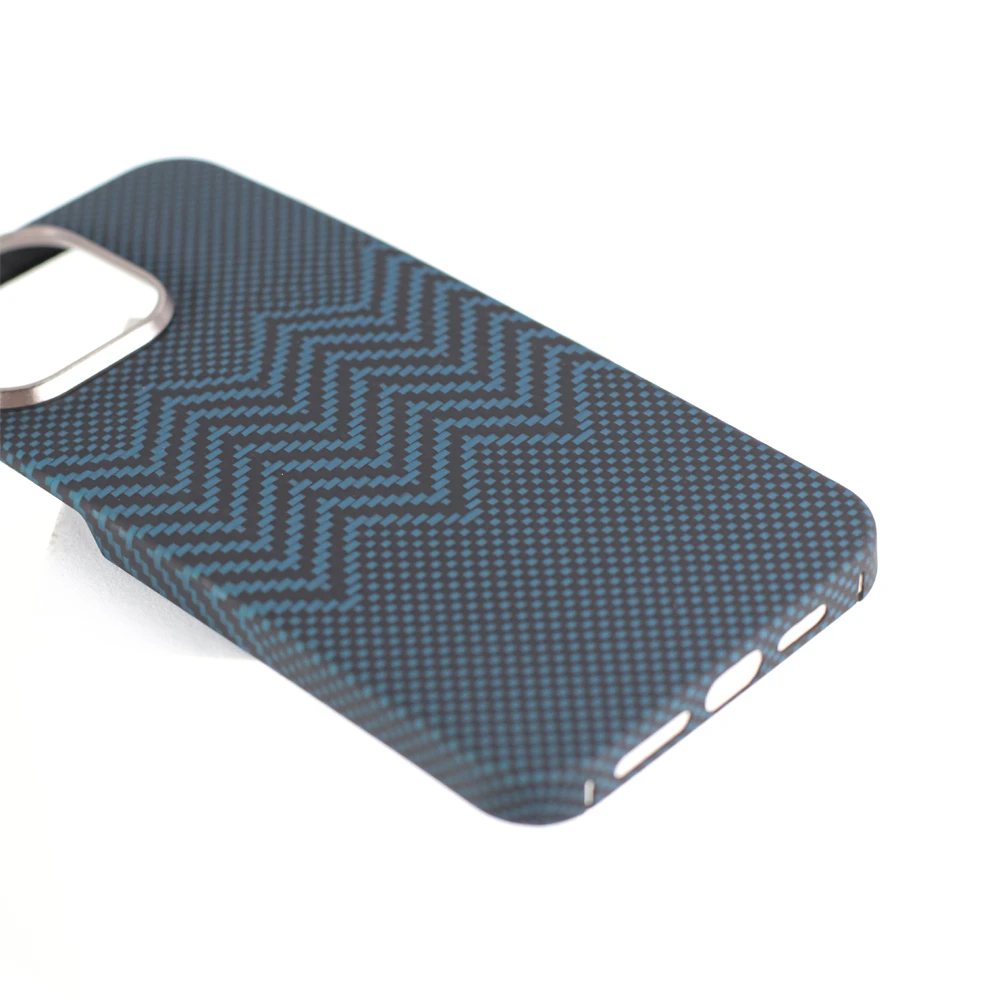 Vanta case carbon ring weaving m magsafe for  iphone 16, m-blue 4