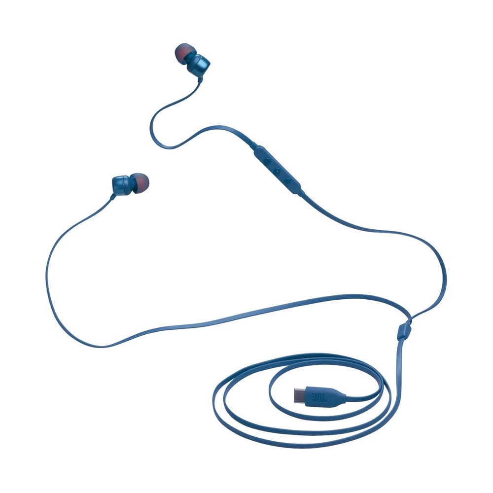Jbl earphones type-c with mic tune 310c, blue 2