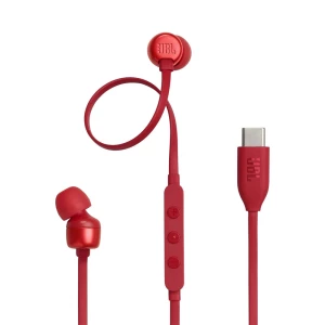 JBL Earphones Type-C with Mic Tune 310C, Red Thumbnail 1
